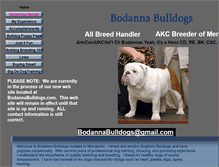 Tablet Screenshot of bodannabulls.com